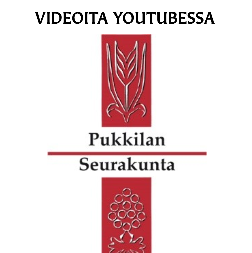 pukkilan seurakunnan logo ja teksti: videoita youtubessa