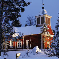 Kirkko talvella