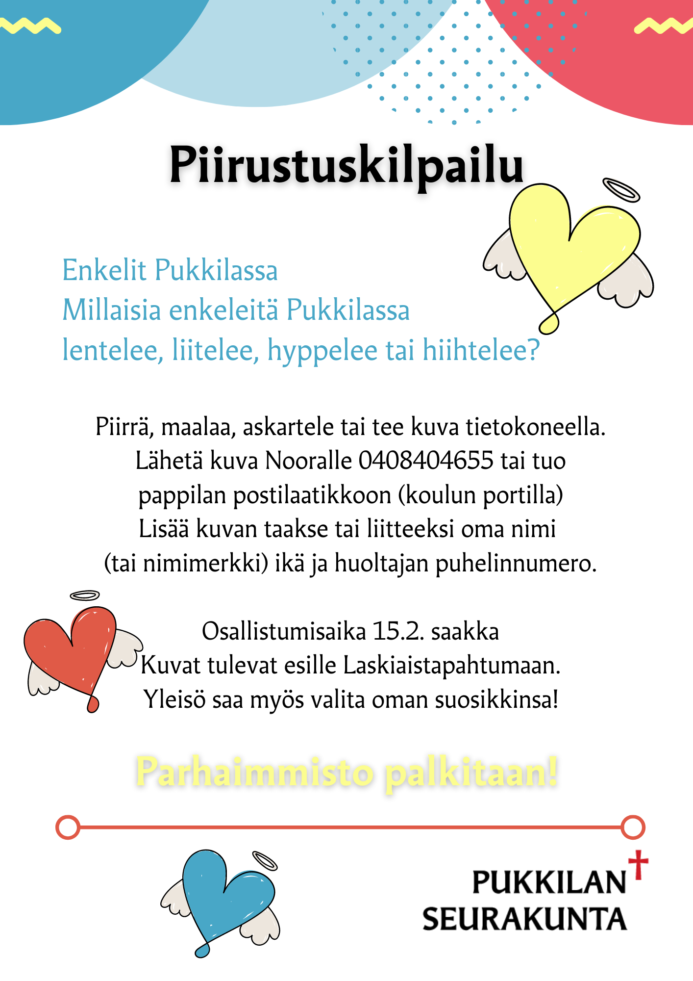 Piirustuskilpailun juliste